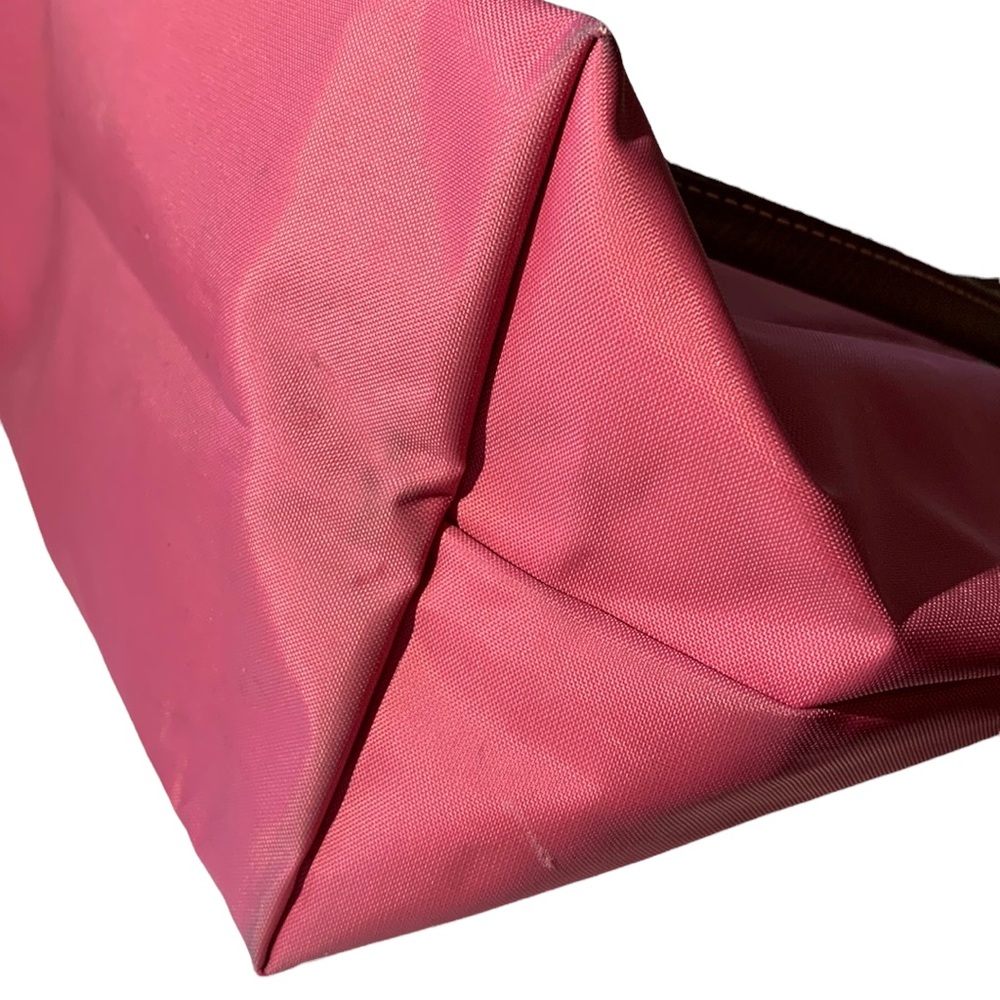 ⚡️Longchamp Pink Medium Le Pilage Tote Bag Business Casual Purse Preppy Satchel - Picture 9 of 12